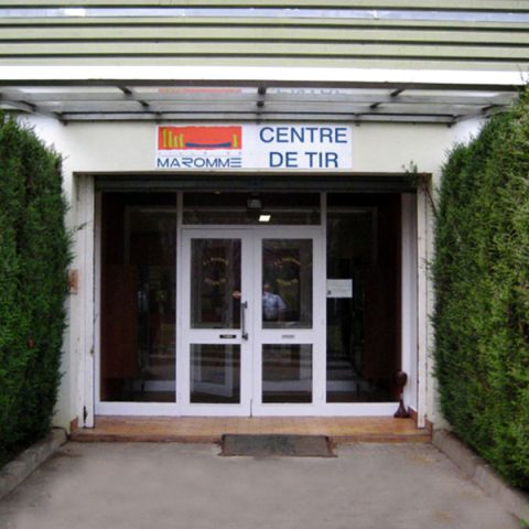 L'entrée du centre de tir